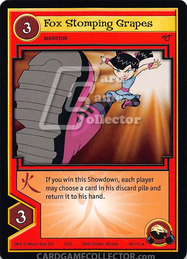 Xiaolin Showdown TCG:  Fox Stomping Graps