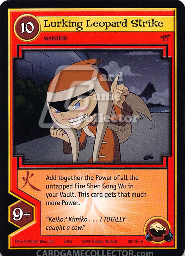 Xiaolin Showdown TCG:  Lurking Leopard Strike