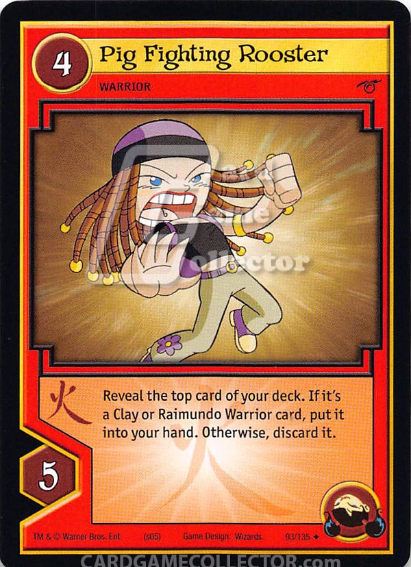 Xiaolin Showdown TCG:  Pig Fighting Rooster