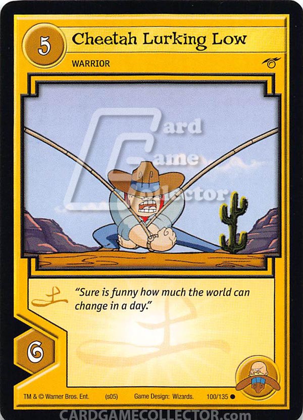 Xiaolin Showdown TCG:  Cheetah Lurking Low