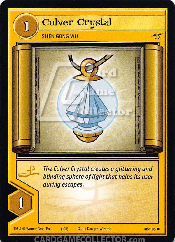 Xiaolin Showdown TCG:  Culver Crystal