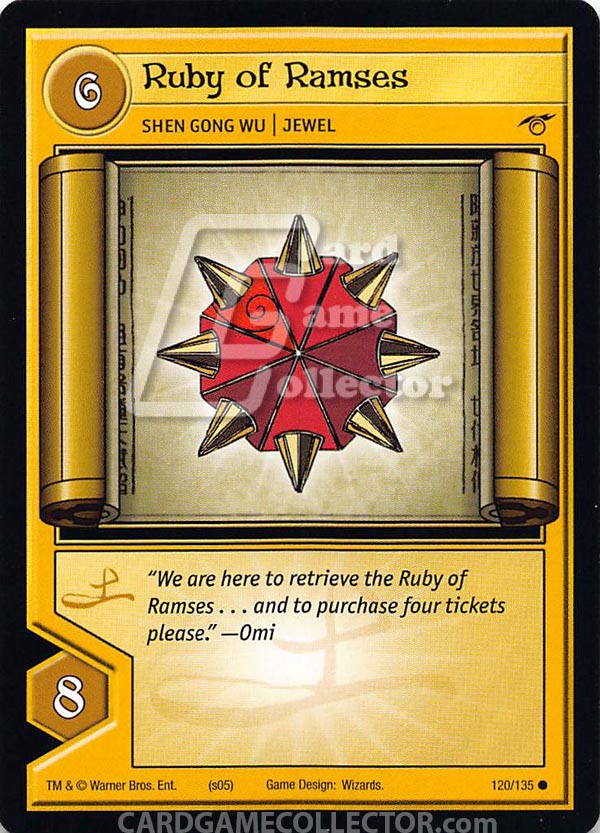 Xiaolin Showdown TCG:  Ruby of Ramses