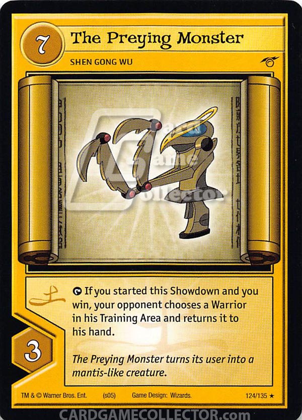 Xiaolin Showdown TCG:  The Preying Monster