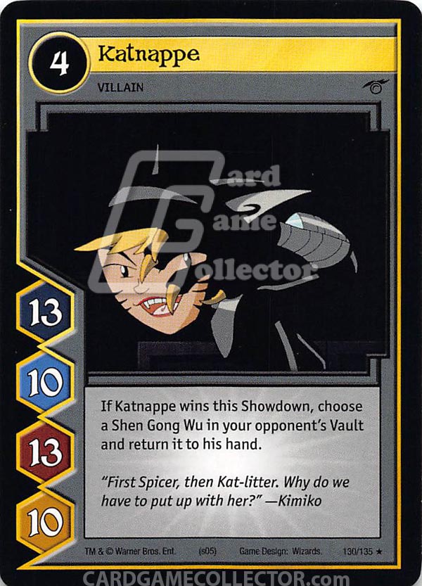 Xiaolin Showdown TCG:  Katnappe