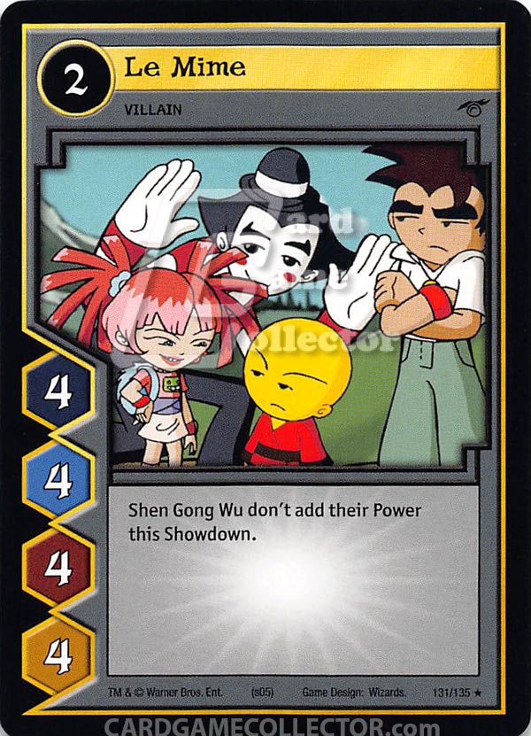 Xiaolin Showdown TCG:  Le Mime