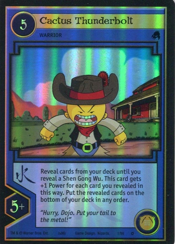 Xiaolin Showdown TCG:  Cactus Thunderbolt