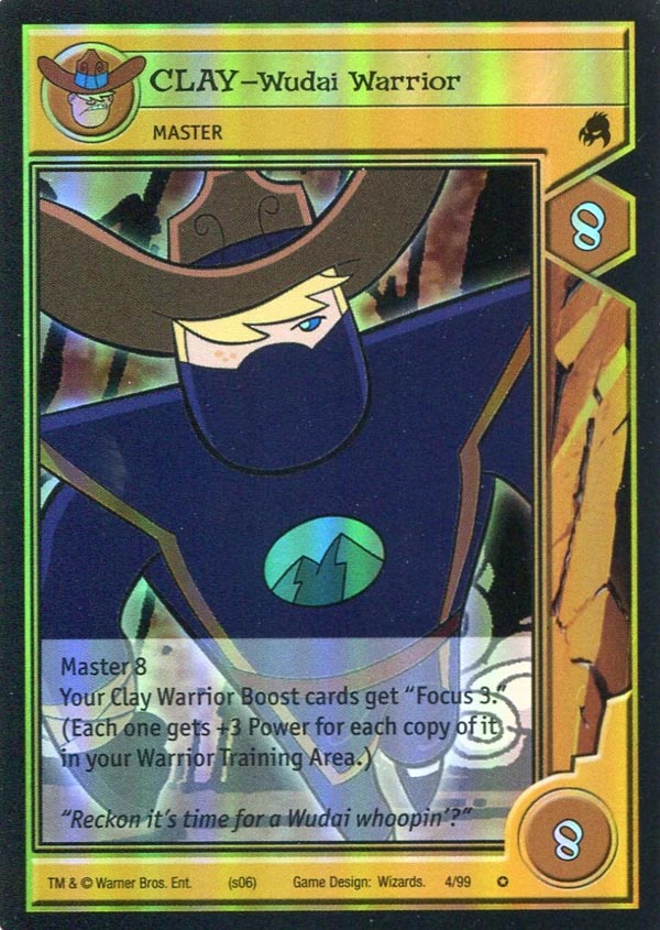 Xiaolin Showdown TCG:  Clay - Wudai Warrior