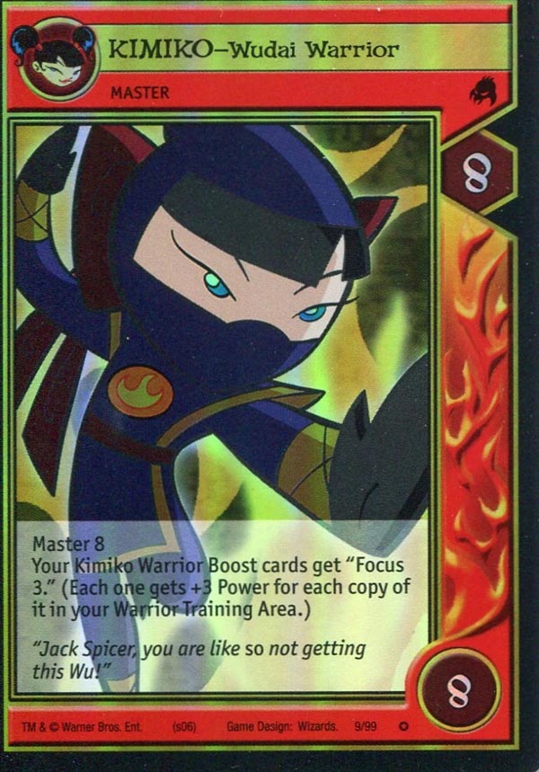 Xiaolin Showdown TCG:  Kimiko - Wudai Warrior