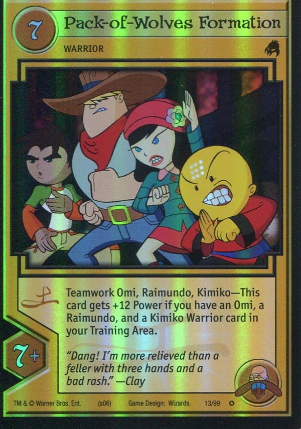 Xiaolin Showdown TCG:  Pack-of-Wolves Formation