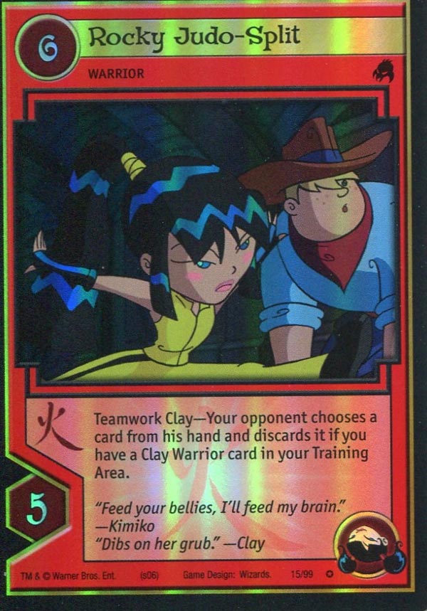 Xiaolin Showdown TCG:  Rocky Judo-Split