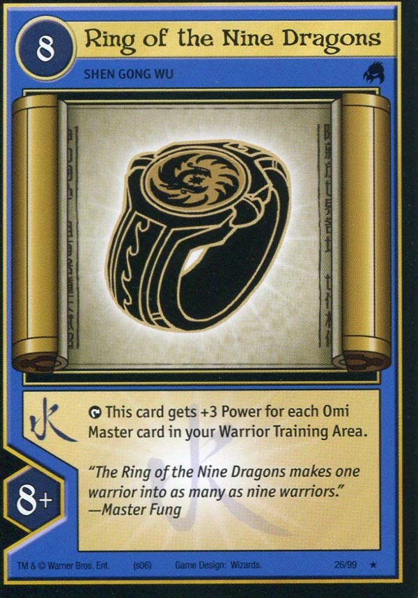 Xiaolin Showdown TCG:  Ring of the Nine Dragons