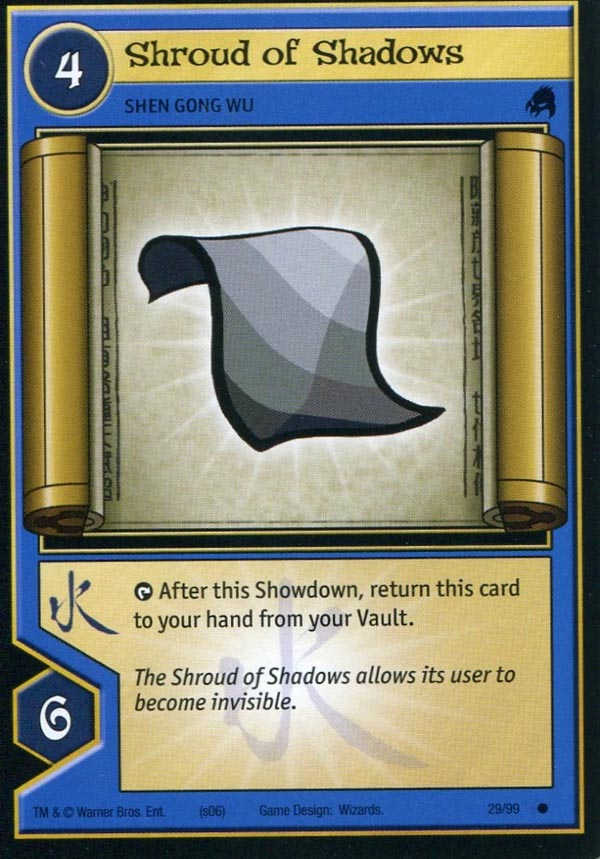 Xiaolin Showdown TCG:  Shroud of Shadows