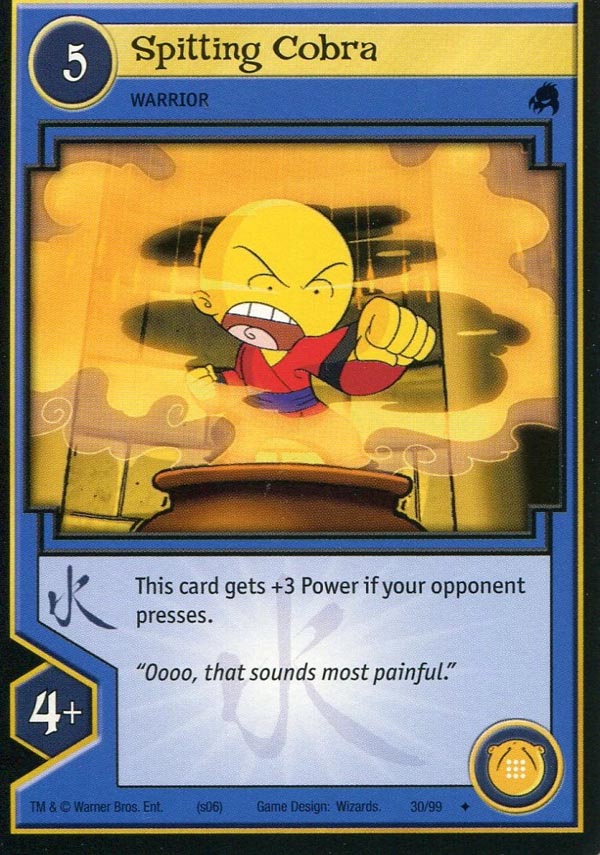 Xiaolin Showdown TCG:  Spitting Cobra