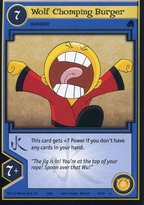 Xiaolin Showdown TCG:  Wolf Chomping Burger