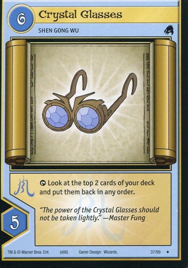 Xiaolin Showdown TCG:  Crystal Glasses