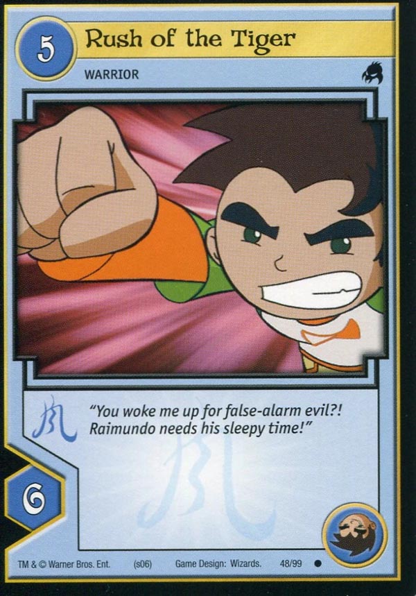 Xiaolin Showdown TCG:  Rush of the Tiger