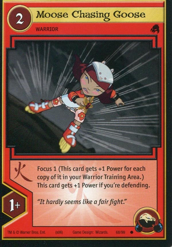 Xiaolin Showdown TCG:  Moose Chasing Goose