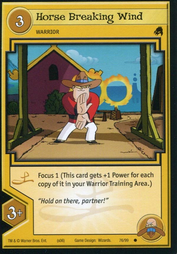 Xiaolin Showdown TCG:  Horse Breaking Wind