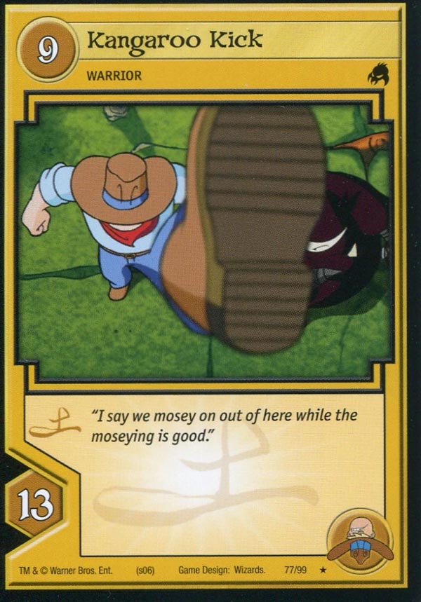 Xiaolin Showdown TCG:  Kangaroo Kick