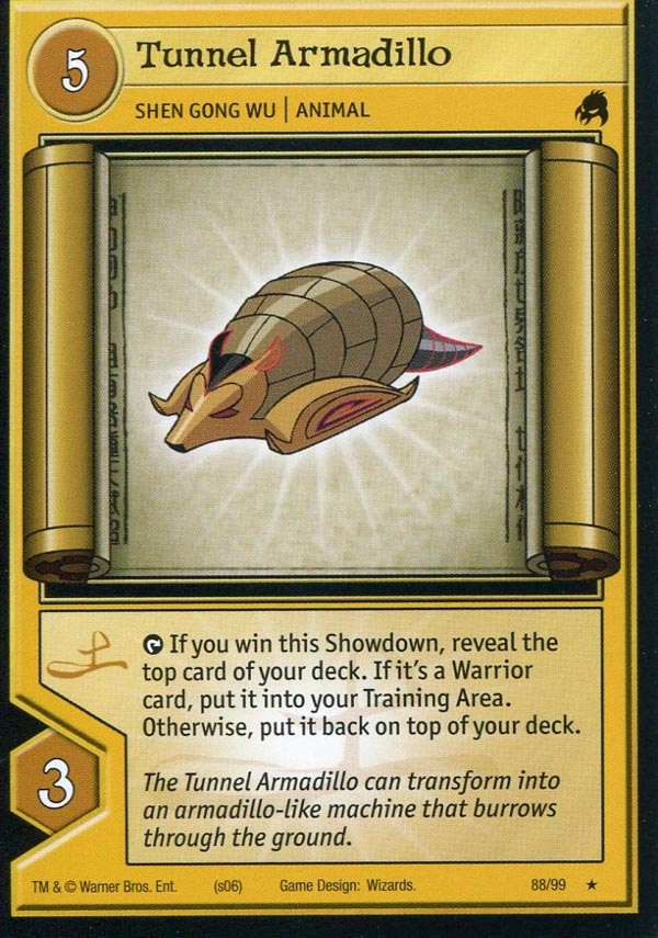 Xiaolin Showdown TCG:  Tunnel Armadillo