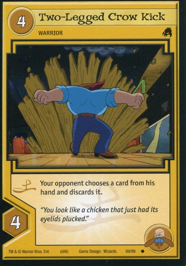 Xiaolin Showdown TCG:  Two-Legged Crow Kick