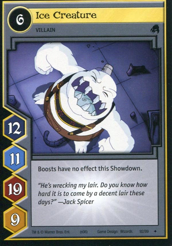 Xiaolin Showdown TCG:  Ice Creature