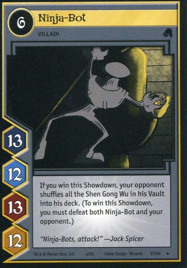 Xiaolin Showdown TCG:  Ninja-Bot