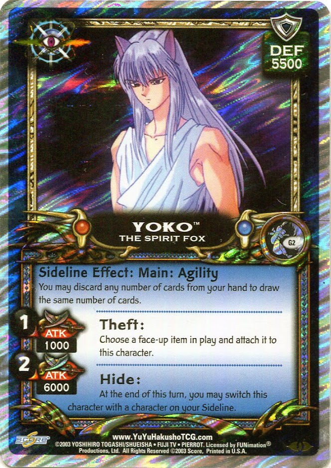 Yu Yu Hakusho TCG: Yoko, the Spirit Fox