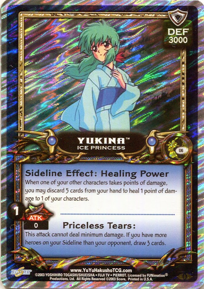 Yu Yu Hakusho TCG: Yukina, Ice Princess