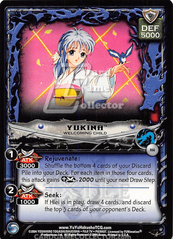 Yu Yu Hakusho TCG: Yukina, Welcoming Child