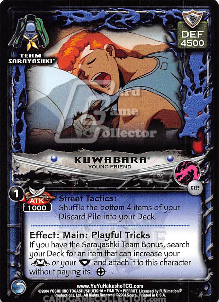 Yu Yu Hakusho TCG: Kuwabara, Young