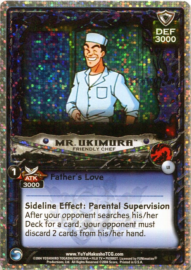 Yu Yu Hakusho TCG: Mr. Ukimura, Friendly Chef