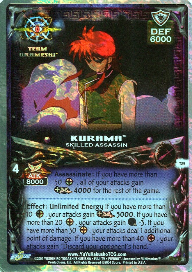 Yu Yu Hakusho TCG: Kurama, Skilled Assassin
