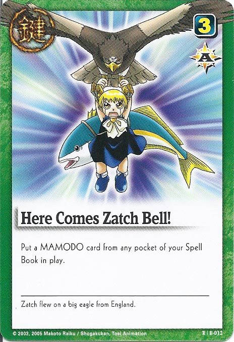 Zatch Bell TCG: Here Comes Zatch Bell!