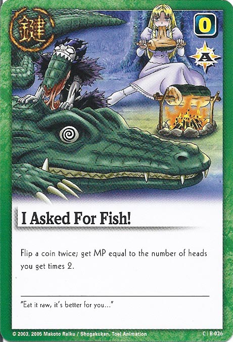 Zatch Bell TCG: I Asked For Fish!