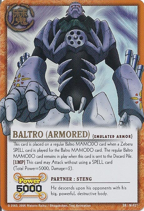 Zatch Bell TCG: Baltro (Armored), Emulated Armor