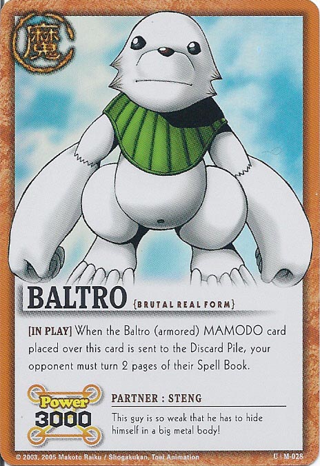 Zatch Bell TCG: Baltro, Brutal Real Form