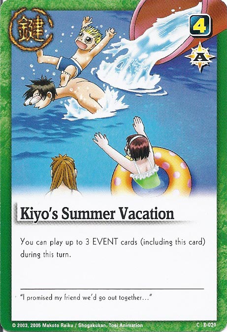 Zatch Bell TCG: Kiyo's Summer Vacation