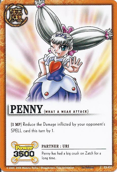 Zatch Bell TCG: Penny, What A Weak Attack