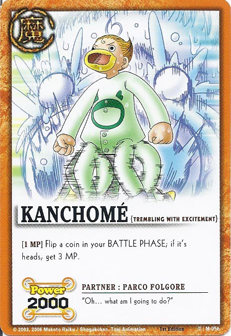 Zatch Bell TCG: Kanchome, Trembling With Excitement
