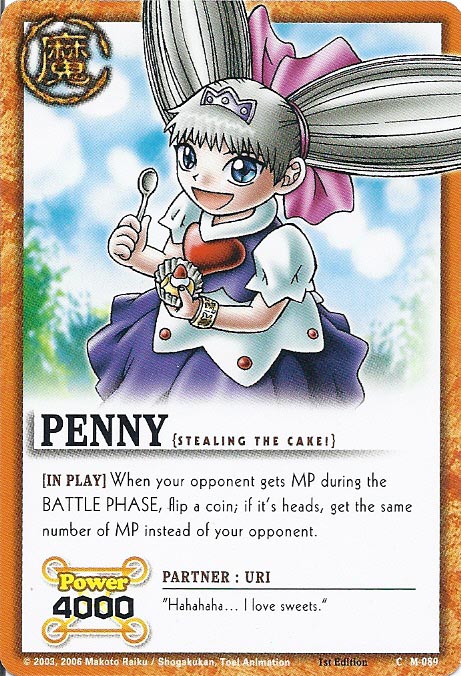 Zatch Bell TCG: Penny, Stealing the Cake!