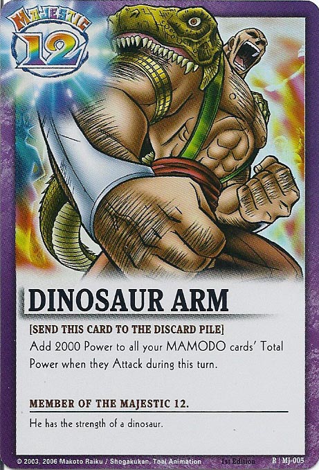 Zatch Bell TCG: Dinosaur Arm